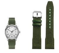 KXQYIKYI Nylon Leather Watchband 20mm 21mm 22mm Fit for IWC Le Petit Prince Big Pilot TOP GUN IW3777 Black Sport Canvas Watch Strap