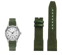 KXQYIKYI Nylon Leather Watchband 20mm 21mm 22mm Fit for IWC Le Petit Prince Big Pilot TOP GUN IW3777 Black Sport Canvas Watch Strap
