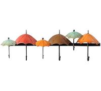 KXQYIKYI Porch Decor Rack Creative Umbrella Stand, Wall Mount, 6 Hooks, Decorative Stands, Kitchen Storage Rack, Multifunctional Umbrella Holder Free Standing
