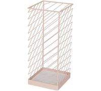 KXQYIKYI Porch Decor Rack Metal Umbrella Stand, Minimalist Square Iron Umbrella Holder, Marble Bottom, Office/Lobby Storage Rack, Solid Durable Free Standing