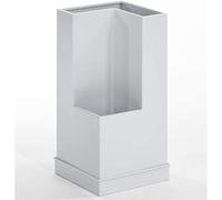 KXQYIKYI Porch Decor Rack Metal Umbrella Stand, Multifunctional Irregular Geometric Shape, Solid Color Umbrella Holder with Removable Drip Tray Free Standing