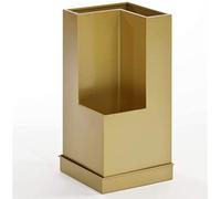 KXQYIKYI Porch Decor Rack Metal Umbrella Stand, Multifunctional Irregular Geometric Shape, Solid Color Umbrella Holder with Removable Drip Tray Free Standing