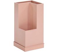 KXQYIKYI Porch Decor Rack Metal Umbrella Stand, Multifunctional Irregular Geometric Shape, Solid Color Umbrella Holder with Removable Drip Tray Free Standing