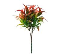 KXQYIKYI Realistic Artificial Flowers Artificial Plants Outdoor Tropical Flowers Morning Glory Shrubs Greenery Fall Leaves Plastic Plants Farmhouse Decor