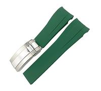 KXQYIKYI Rubber Strap 20mm 21mm Fit for Rolex DEEPSEA Sea-Dweller Submariner Waterproof Sports Silicone Watch Strap