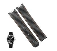 KXQYIKYI Rubber Watchband Fit for Omega AT150 Seamaster 300 AQUA TERRA Diving watches straps Black Blue Silicone Watch Strap 20mm bracelet