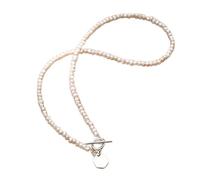 KXQYIKYI s925 sterling silver necklace pearl geometric hexagon ot buckle necklace