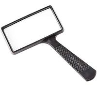 KXQYIKYI Screen Magnifier -10 Times Magnifying Glass to Read Read Read HD Rectangular Handheld Magnifier Elderly Students Ergonomic Portable Magnifying Glass for Jewelry Hobby of Coin Books Newspaper