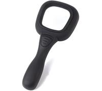 KXQYIKYI Screen Magnifier Handheld False Light Surface with six Square Lighted Magnifying Glass to Read The Handle Rubber Paint Spray Magnifier with LED Light Double The Comfort