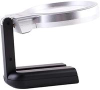 KXQYIKYI Screen Magnifier Handheld Foldable led/Desktop Magnifying Glass 10 Times Higher Definition Lenses for Reading The Elderly, Jewelry Appraisal, Repair and Other Portable Electronic Magnifier M