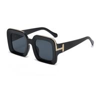 KXQYIKYI Square Sunglasses For Men Women Retro Trend Driving Travel Sun Glasses Fashion Vintage Male Ladies Eyeglasses