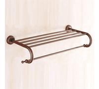 KXQYIKYI Towel Rack Towel Rails Bathroom Hardware Pendant Toilet European Brown Antique Rack Bath Rail Racks Needed(Towel Rack)