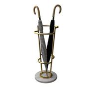 KXQYIKYI Umbrella Holder Umbrella Stand Metal Umbrella Stand With Marble Base Umbrella Rack For Umbrella Walking Sticks Entryway Free Standing Umbrella Holder Umbrella Rack Umbrella Organis (Gold+whi