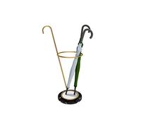 KXQYIKYI Umbrella Stand, Drain Tray Umbrella Stands Rack Gold Umbrella Stand with Black Marble Base Indoor Metal Modern Nordic Style Umbrella Holder Compatible with Office Hotel Holder Stand Storage