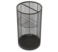 KXQYIKYI Umbrella Stand Holder 2 Tier Iron Umbrella Stand with Anti Slip Pad, Save Space Umbrella Rack for Home Office Hotel Bank, Modern Simple Umbrella Bucket Holder (Black Q)