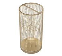 KXQYIKYI Umbrella Stand Holder 2 Tier Iron Umbrella Stand with Anti Slip Pad, Save Space Umbrella Rack for Home Office Hotel Bank, Modern Simple Umbrella Bucket Holder (Black Q)