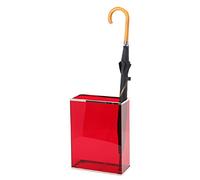 KXQYIKYI Umbrella Stand Holder Home Simple Umbrella Stand, Freestanding Space Saving Umbrella Rack for Indoor Outdoor Entryway, Large Capacity Umbrella Organizer Umbrella Bucket (Red Q)