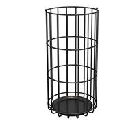 KXQYIKYI Umbrella Stand Metal Umbrella Stand Rack Storage, Umbrella Holder with Hooks and Drip, for Long and Short Umbrella, Walking Stick and Cane