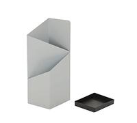 KXQYIKYI Umbrella Storage Umbrella Stand, Geometry, Sturdy Elegant Umbrella Stand, Entryway Umbrella Holder, Organiser, Removable Drip Tray, 25 * 20 * 60Cm/White (Black Q)