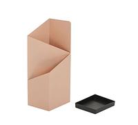 KXQYIKYI Umbrella Storage Umbrella Stand, Geometry, Sturdy Elegant Umbrella Stand, Entryway Umbrella Holder, Organiser, Removable Drip Tray, 25 * 20 * 60Cm/White (Black Q)