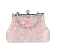 KXQYIKYI Vintage Embroidery Evening Bag Tote with Cheongsam Beaded Bag Dress Bag