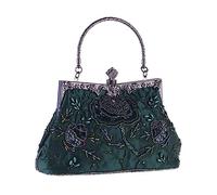 KXQYIKYI Vintage Embroidery Evening Bag Tote with Cheongsam Beaded Bag Dress Bag