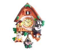 KXQYIKYI Wall Clock Cuckoo European Style Living Room Home Decoration Reporting The Hour Voice Controlled Children's Watch