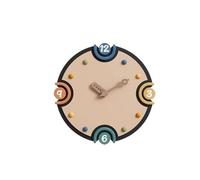 KXQYIKYI Wall Clock No Punch Modern Simple Wall Clock Living Room Creative Home Cream Restaurant Art Clock Luxury Decor Clock (Color : B)