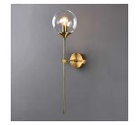 KXQYIKYI Wall Lamp Bedroom LED Bedside Lamp Simple Magic Bean Molecular Lamp - Aisle Living Room (Color : Transparent Glass)