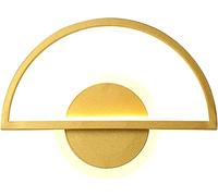 KXQYIKYI wall lamp indoor led semi-flush mount wall sconce geometry acrylic lampshade wall light metal lamp body wall mount sconce fixture for bedside aisle hallway lighting fixture,led wall li