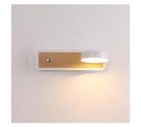 KXQYIKYI Wall Lamp LED Compatible with Bedroom Bedside Study Indoor Round Iron Light Practical Luminaire Deco Reading Lighting Fixtures (Color : G Black 23.5cm, Size : Warm White)