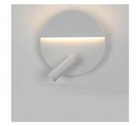 KXQYIKYI Wall Lamp LED Compatible with Bedroom Bedside Study Indoor Round Iron Light Practical Luminaire Deco Reading Lighting Fixtures (Color : G Black 23.5cm, Size : Warm White)