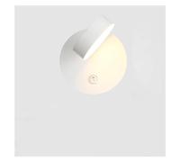 KXQYIKYI Wall Lamp LED Compatible with Bedroom Bedside Study Indoor Round Iron Light Practical Luminaire Deco Reading Lighting Fixtures (Color : G Black 23.5cm, Size : Warm White)