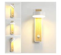 KXQYIKYI Wall Lamp LED Compatible with Bedroom Bedside Study Indoor Round Iron Light Practical Luminaire Deco Reading Lighting Fixtures (Color : G Black 23.5cm, Size : Warm White)