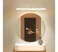 KXQYIKYI Wall Lamp Led Wall Lights Indoor Bathroom Mirror Light Telescopic 180 Rotatable with Motion Sensor Modern Waterproof Shaving for Vanity Hotel Living(Silver Neutral Light,50cm)