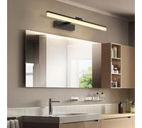 KXQYIKYI Wall Lamp Led Wall Lights Indoor Bathroom Mirror Light Telescopic 180 Rotatable with Motion Sensor Modern Waterproof Shaving for Vanity Hotel Living(Silver Neutral Light,50cm)