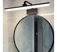 KXQYIKYI Wall Lamp Led Wall Lights Indoor Mirror Front Modern 180 Rotation Sconce Waterproof Bathroom Long Strip Aluminium for Living Room Reading(Copper Neutral Light,53cm)