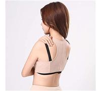 KXQYIKYI Women Orthopedic Magnetic Therapy Corset Back Posture Corrector Magnetic Belt Shoulder Back Support Posture Correction (Color : Skin Color, Size : Large) Tools