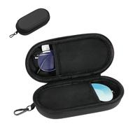 KxrTpx Double Glasses Case for Women and Men 2 Slots, Hard Shell Sunglasses Case, Crush-Resistant EVA Material, Travel Organiser for Daily Eyewear Management and Outdoor Activities