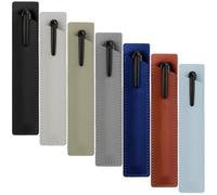 KxrTpx Pen Holder for Notebook, 7-Piece Leather Pen Pouch Set, Notebook Pen Holder with Premium Material, Fits Most Notebooks, Size 16.5 * 3.5 cm