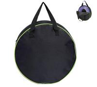 KxrTpx Water Resistant Caravan Cable Bag, EV Portable Cable Bag - Large Capacity, Double Handle for Caravan, Motorhome, Campervan, Garden, EV Charging Hook Up, Extension Leads (Black)