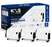 KXS Compatible Brother DK-11247 Shipping Labels, 3 Rolls, 103mm x 164mm, 360 Direct Thermal Address Labels for Brother QL Printers