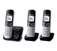 Panasonic KX-TG6823 DECT telephone Caller ID Black, Silver