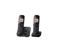 KXTGC262 Digital Cordless Phones 18min answering machine dedicated call block button an easytoread dotmatrix display and a handsfree speakerphone
