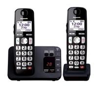 Panasonic KX-TGE822E Digital Cordless Home Twin Phone, Answer Machine