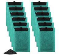 KXVXXV Filter Pads for Tetra Filter, Pack of 12, Replacement Filter Pads Compatible with Tetra EasyCrystal Filter 250/300 for Repto DecoFilter