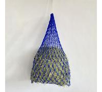 KXWDKJ Hay Bale Bag Horse Hay Net 42'' Blue Large Capacity Can Hold Square Grass for Horses and Goats Slower Feeding (4pcs)