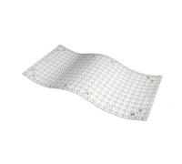 KXWDKJ Led Flexible Transparent Film Screen Led Screen 240 * 480mm 48W 3000K RGBW Adjustable Colors 288Light Beads for Translucent countertop Marble Onyx Quartz Granite-16pcs