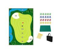 KXWDKJ Play Battle Golf Golf Chipping 59 * 31.5in with Game mat*1 Batting mat*1 Sticky Balls*20 Black Storage Bag*1 Ground Spikes*6 for Adults Family Kids Outdoor Play Equipment