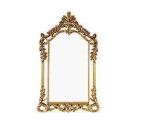 KXWOQ3ED Vintage Baroque Mirror, Victorian Antique Gold Mirror with Ornate Carved Frame, Large Wall Mirror for Fireplace Entryway Living Room Hallway Bathroom